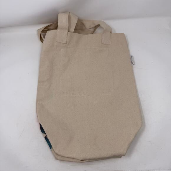 Cavallini & Co. Botanical Flowers Canvas Tote Bag – Vintage Floral Print - Picture 5 of 11